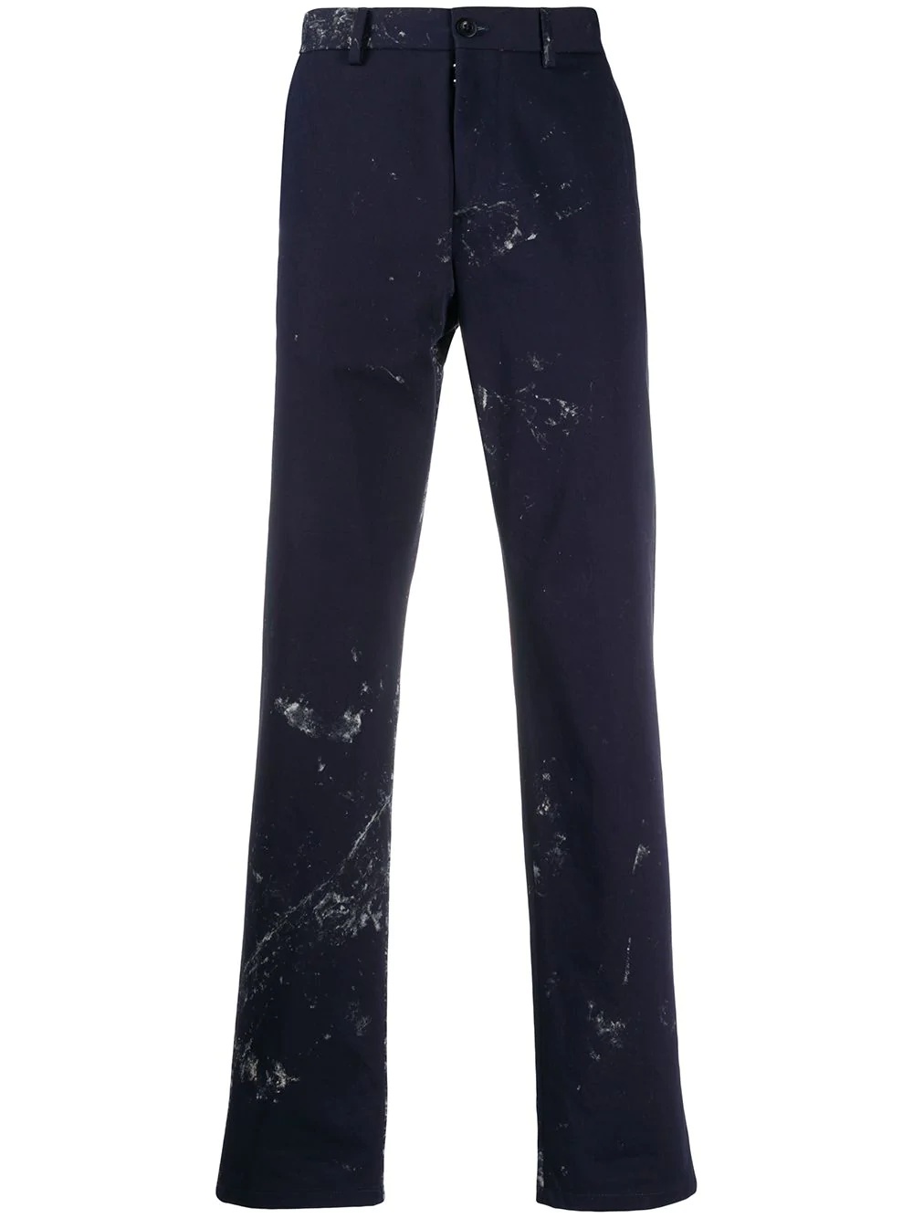 paint splatter tailored trousers - 1