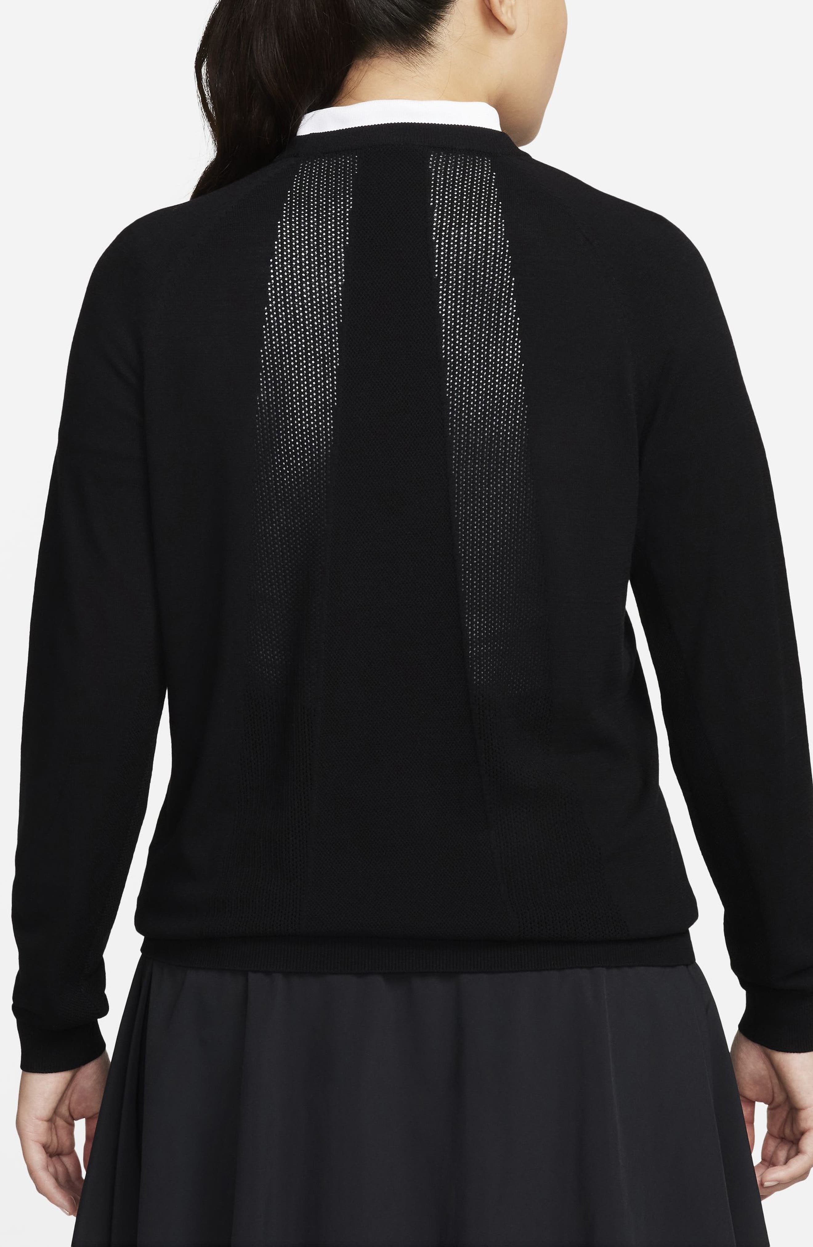 Nike Tour Golf Sweater in Black/White at Nordstrom - 2