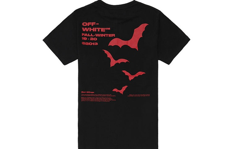 Off-White Off-White Printing Short Sleeve Ordinary Version Black OMAA027E191850071020 outlook