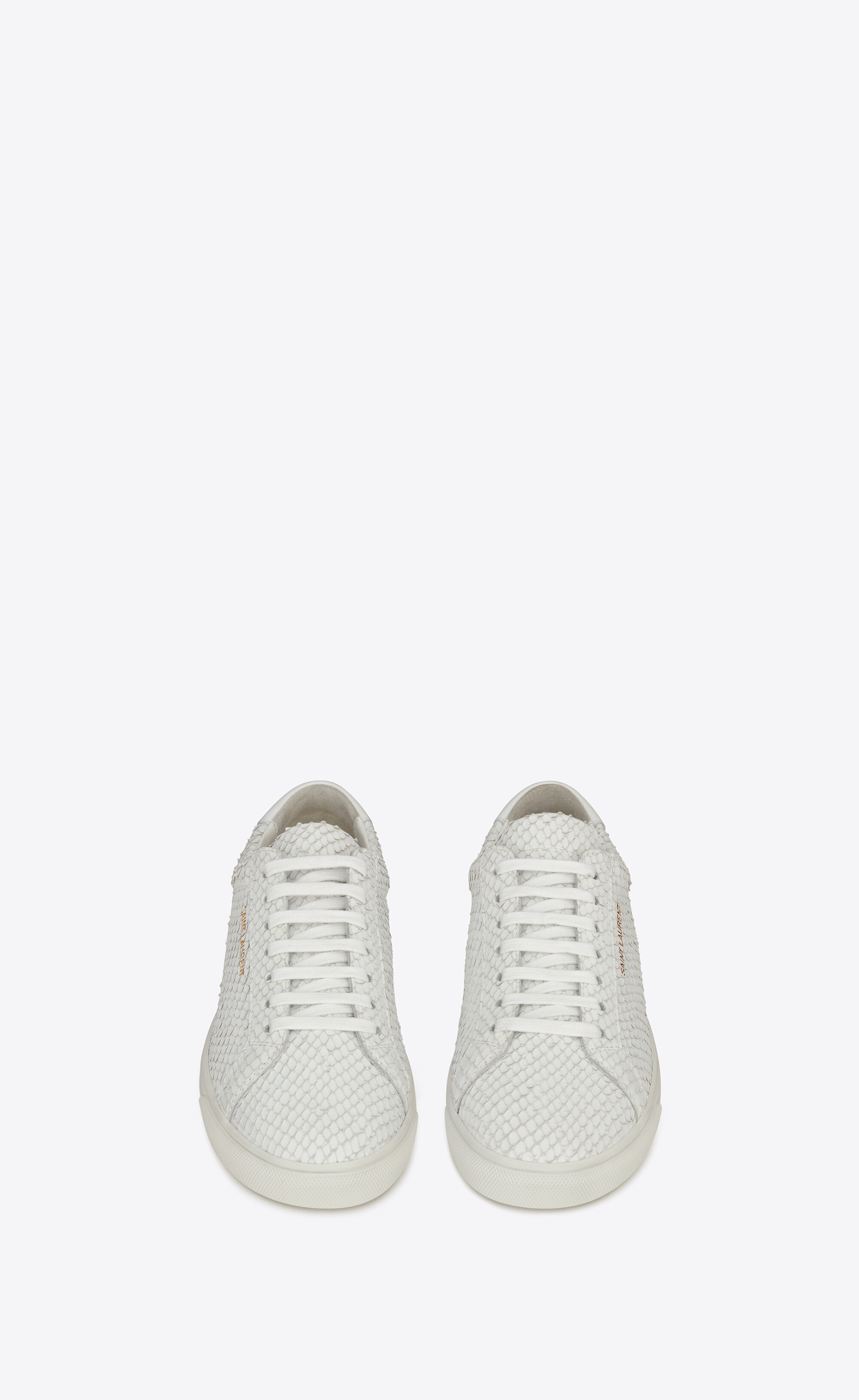 andy sneakers in python-embossed nubuck and smooth leather - 2