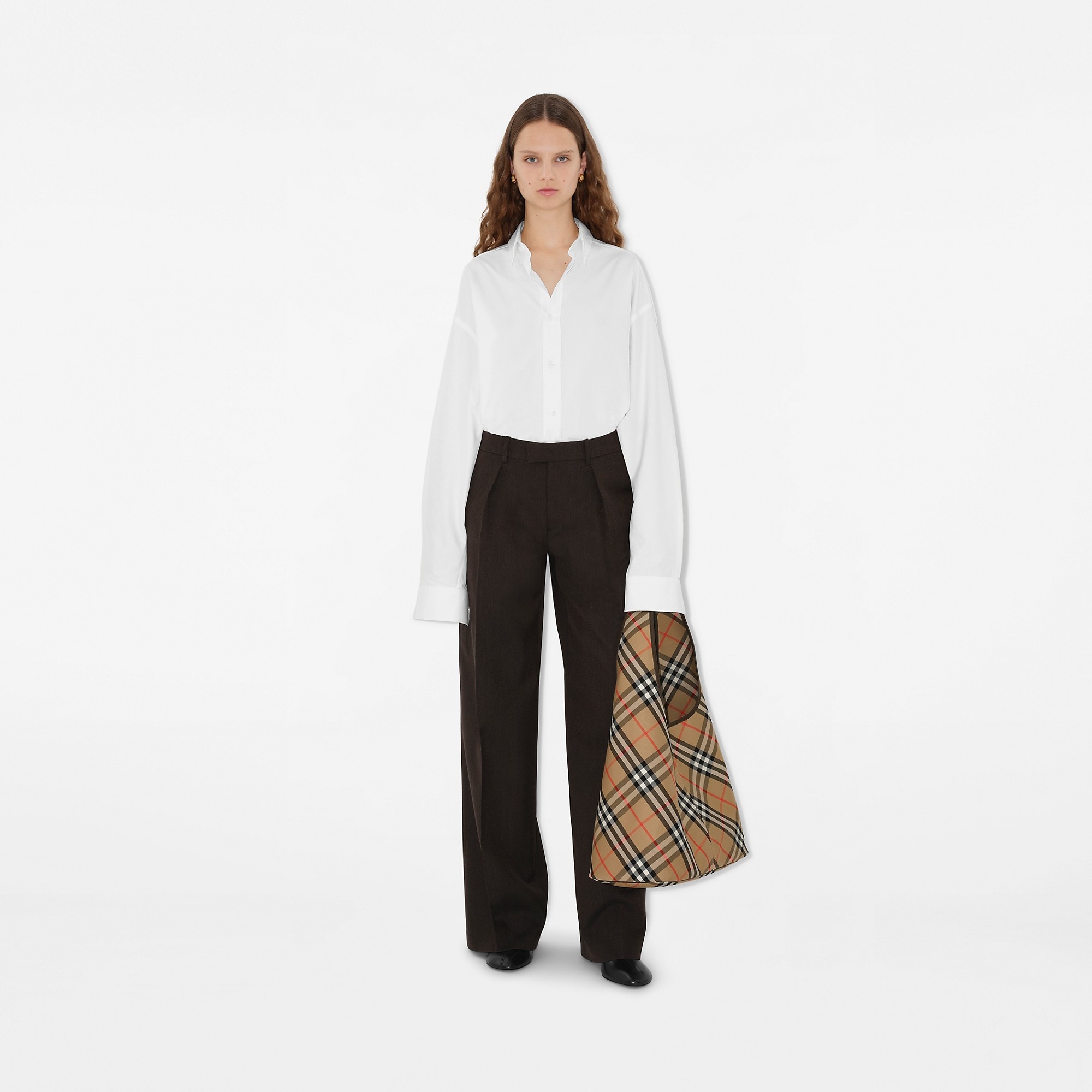 Large Check Shoulder Bag - 2