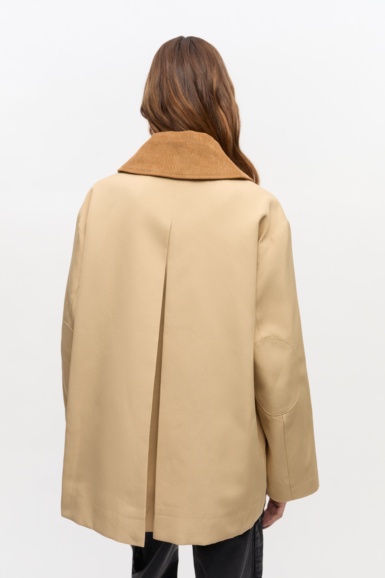 CAMEL TWILL MIDI JACKET - 5