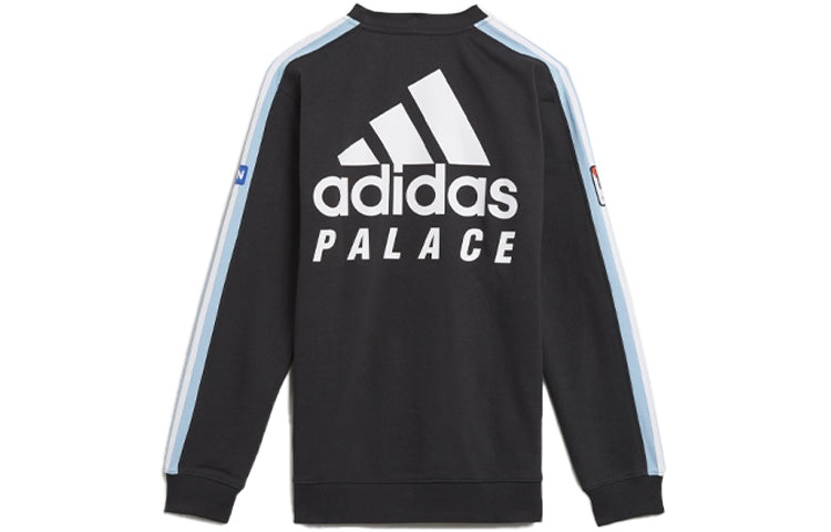 adidas x Palace Unisex Round-neck Sweatshirt Black GL7173 - 2
