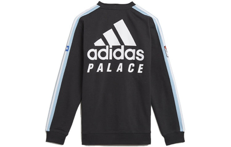 adidas adidas x Palace Unisex Round-neck Sweatshirt Black GL7173 outlook