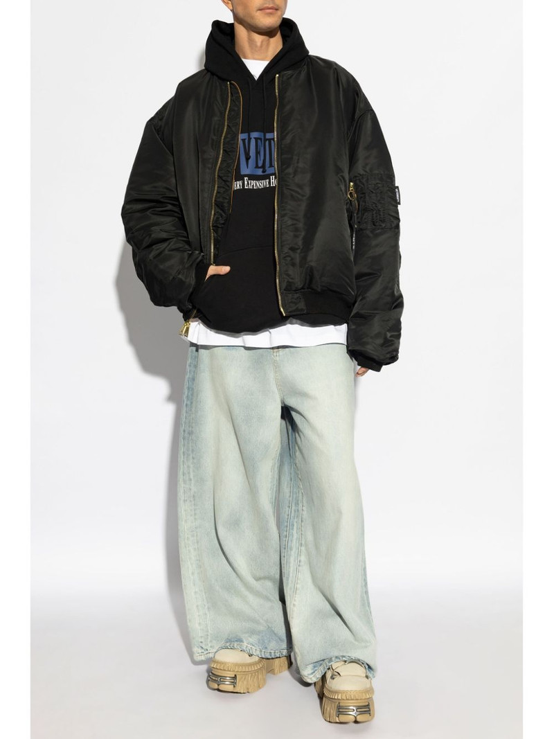 VETEMENTS logo-print sweatshirt outlook