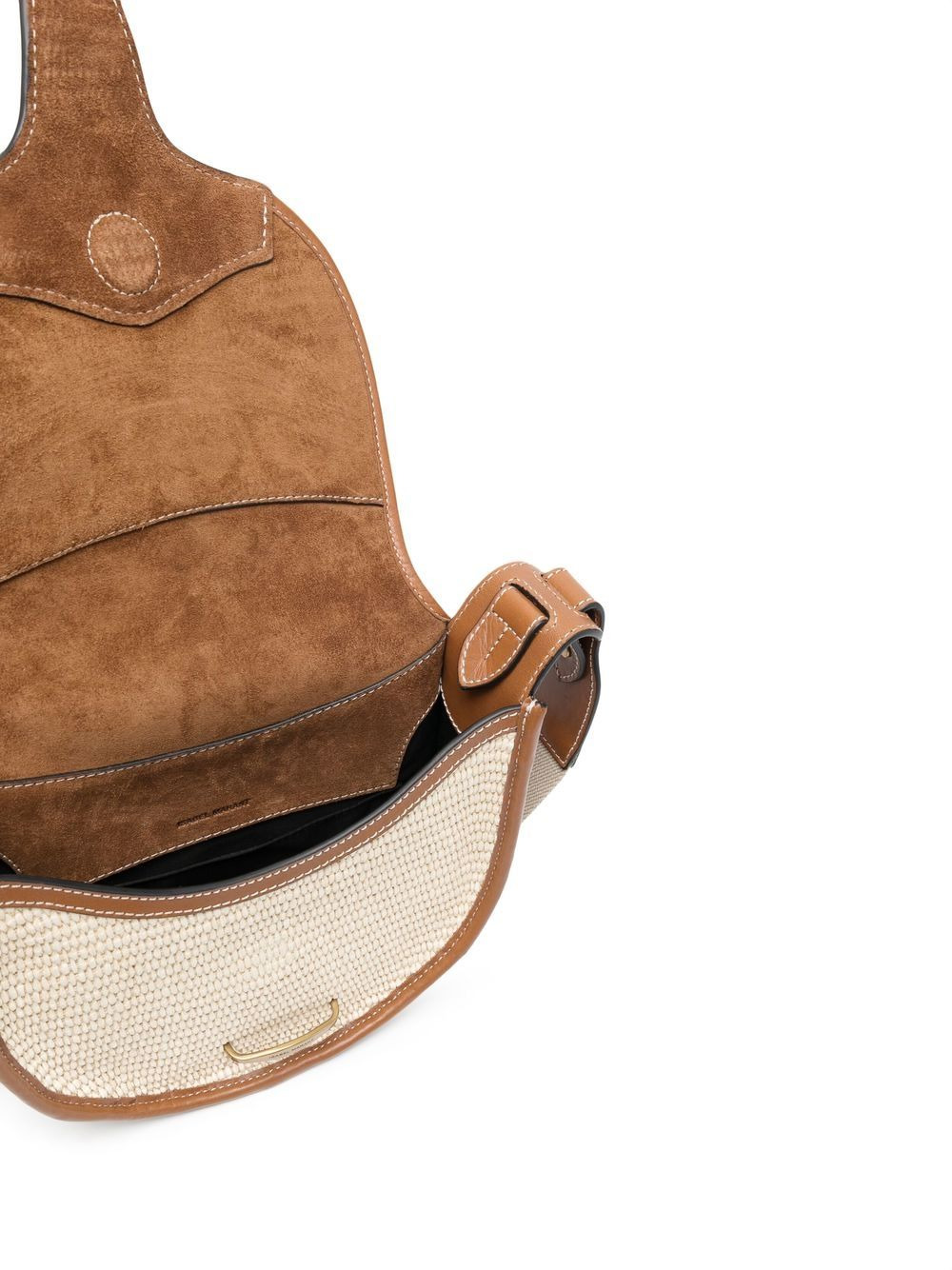 Botsy leather-trim crossbody bag - 6