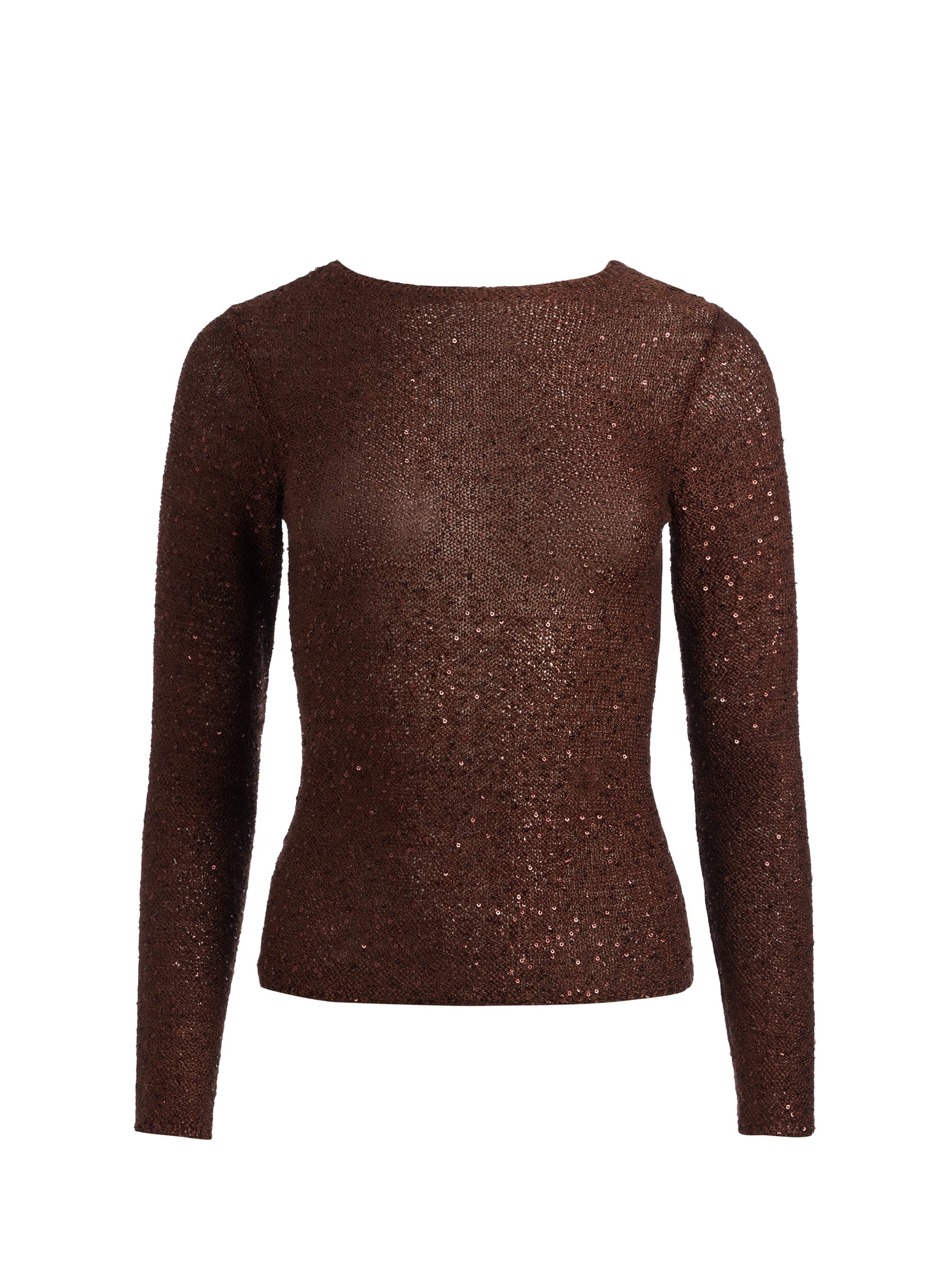 ENEIDA SLIM SEQUIN CREW - 1