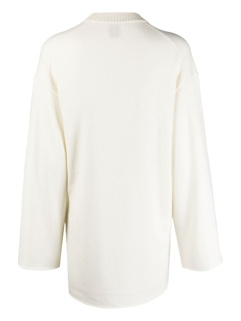 BY MALENE BIRGER rolled-trim knitted jumper outlook