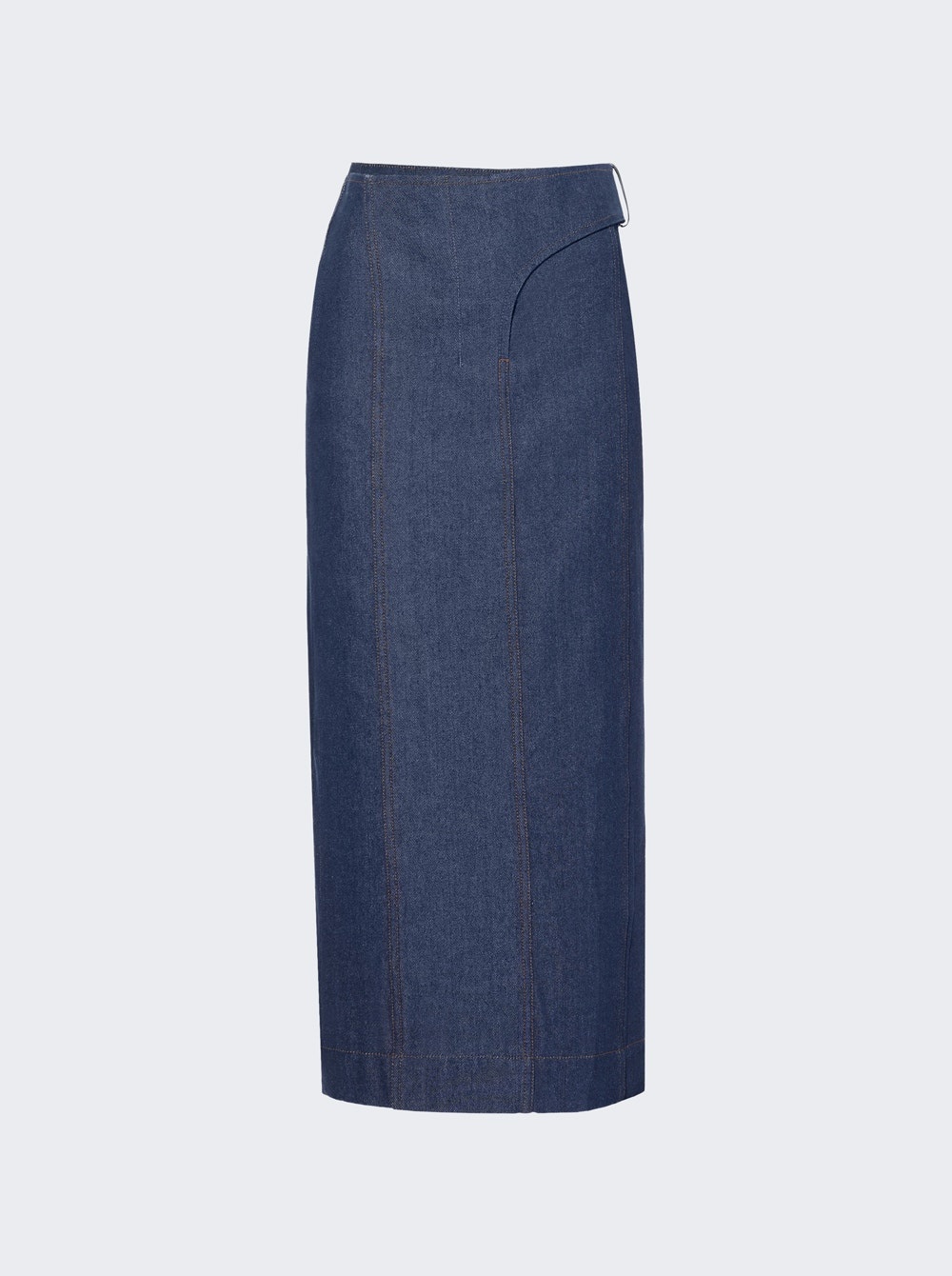 La Jupe De-nimes Obra Skirt Navy And Brown - 1