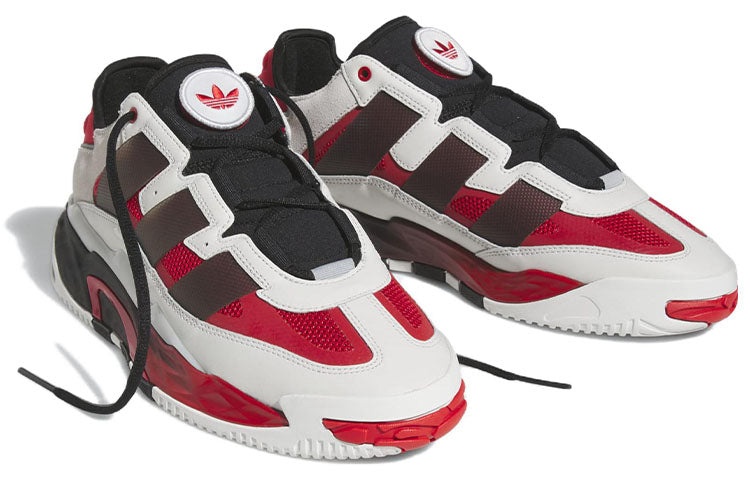 adidas Originals Niteball Shoes 'White Black Red' H06508 - 3