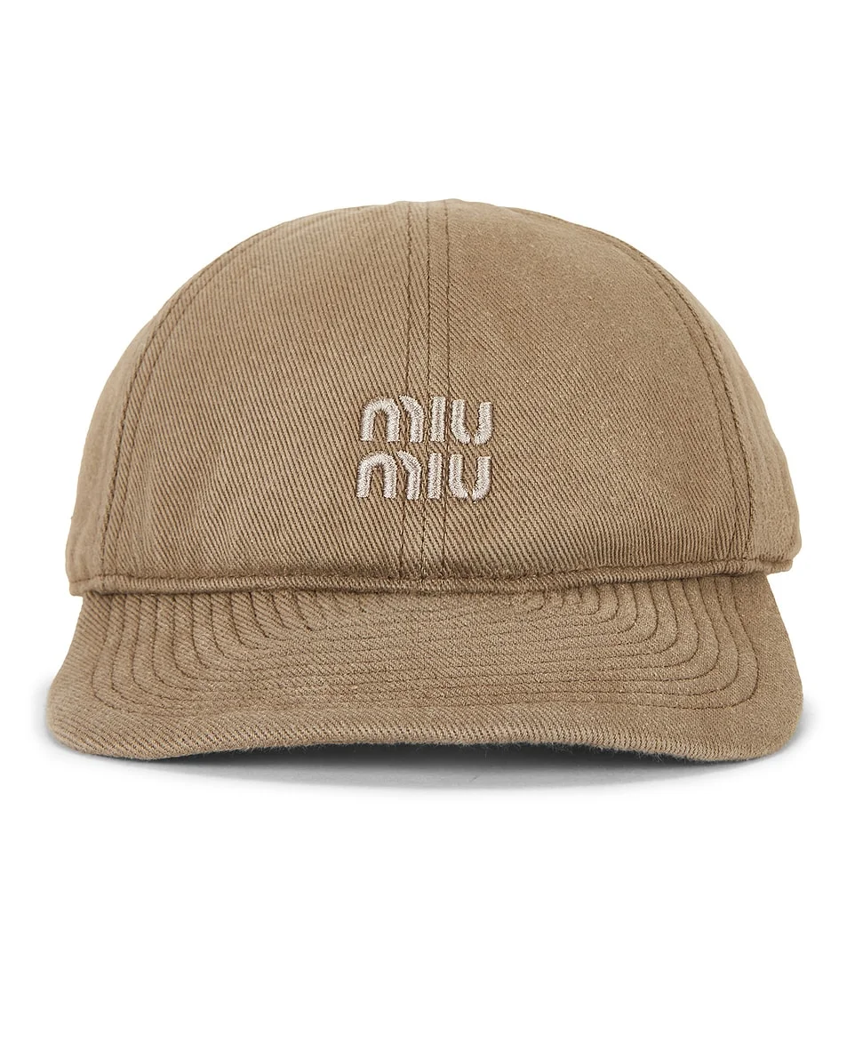 Drill Washed Soft Calf Baseball Cap - 1