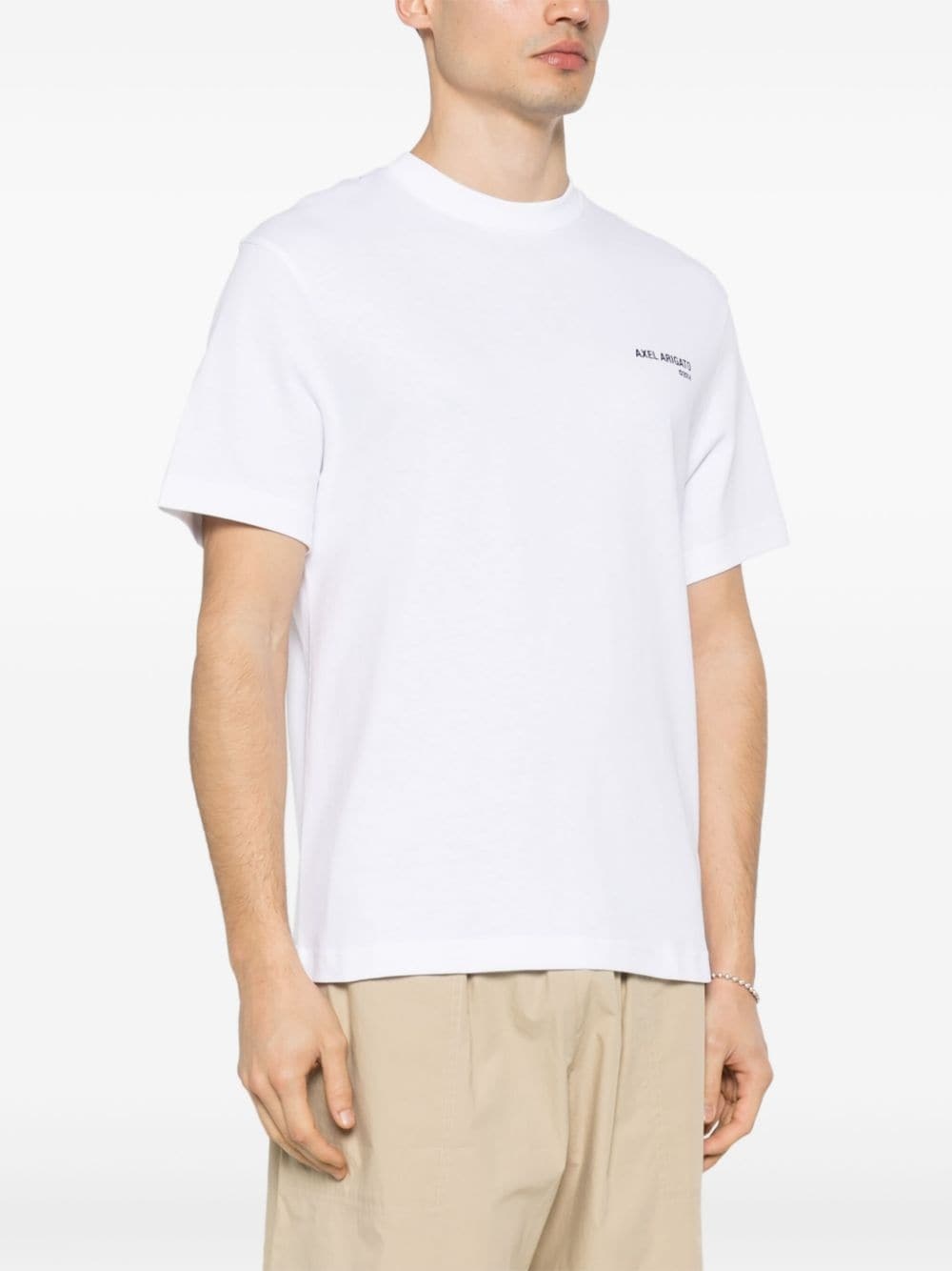 logo-print cotton T-shirt - 3