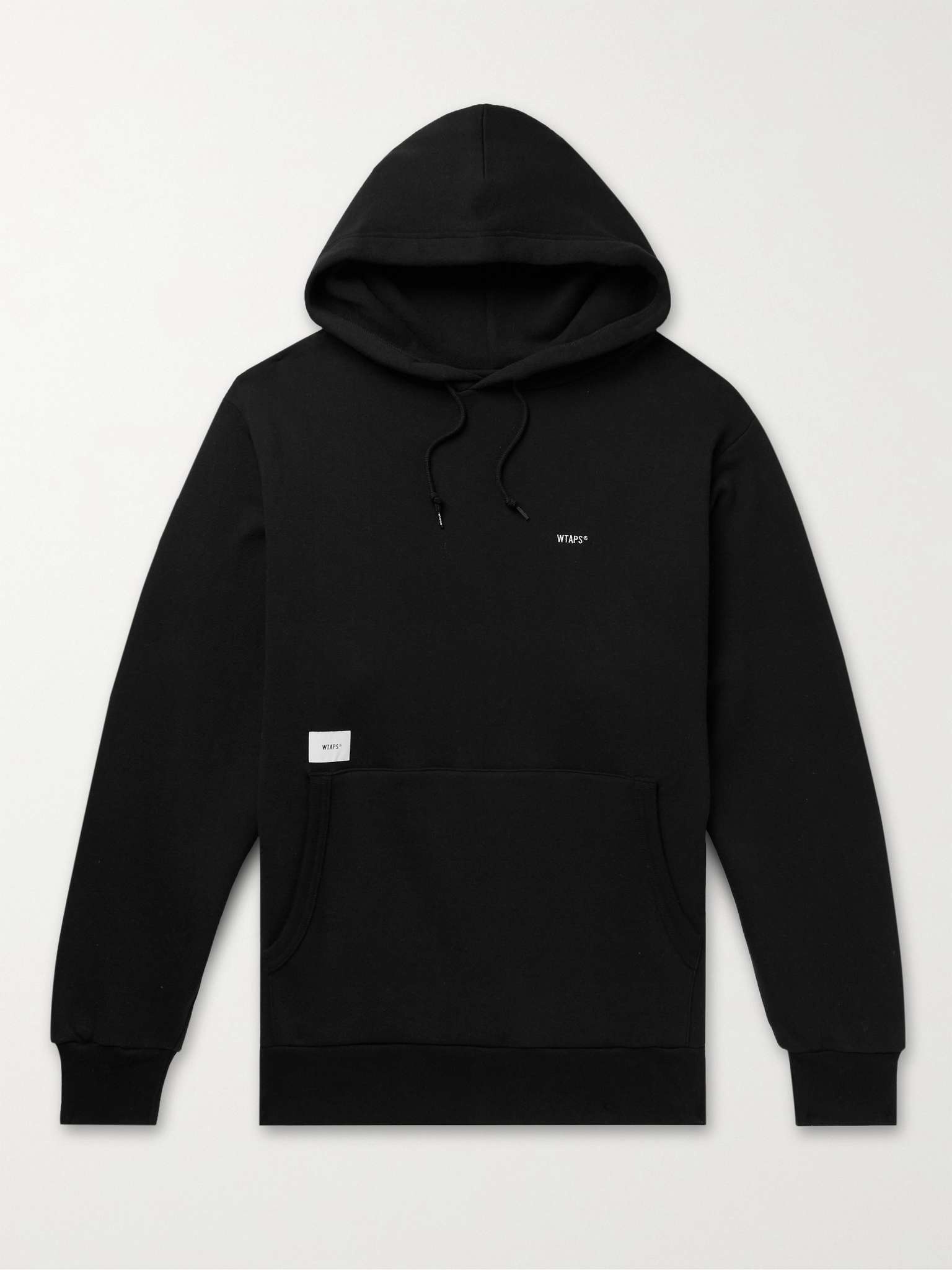 Logo-Detailed Fleece-Back Cotton-Jersey Hoodie - 1