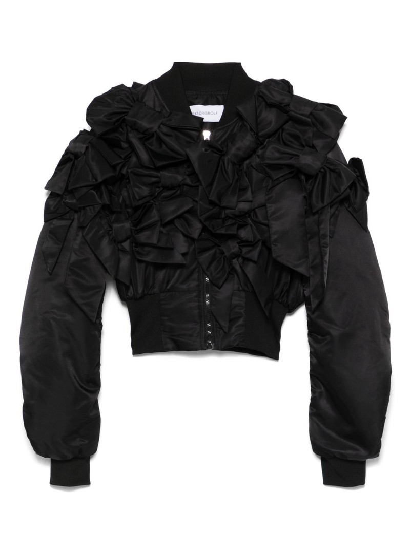 Bow Bouquet bomber jacket 1