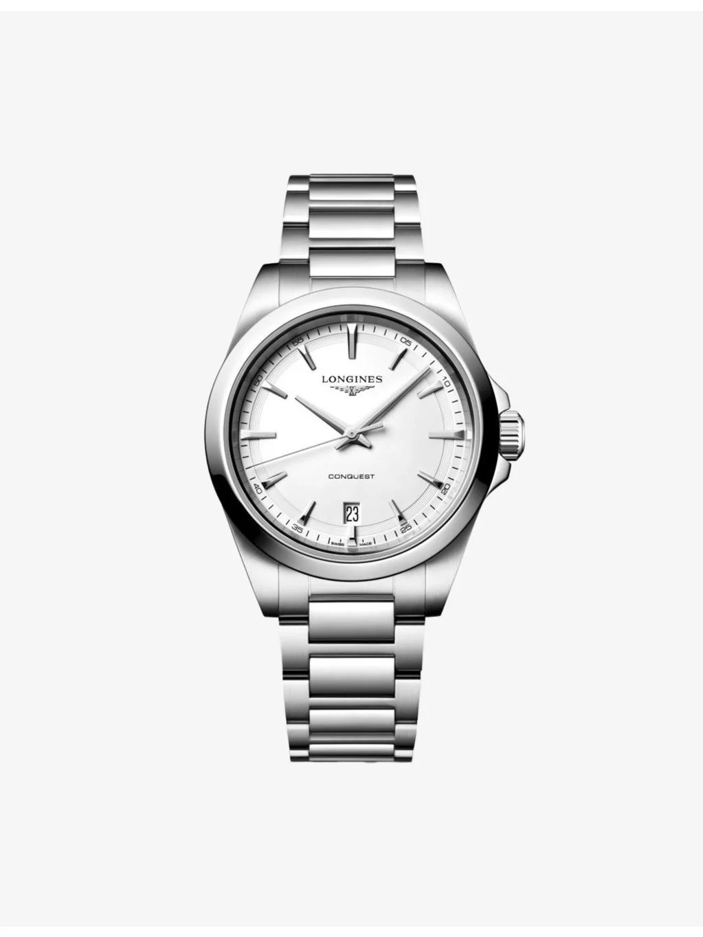 Conquest Stainless-Steel Quartz Watch 38mm - 1