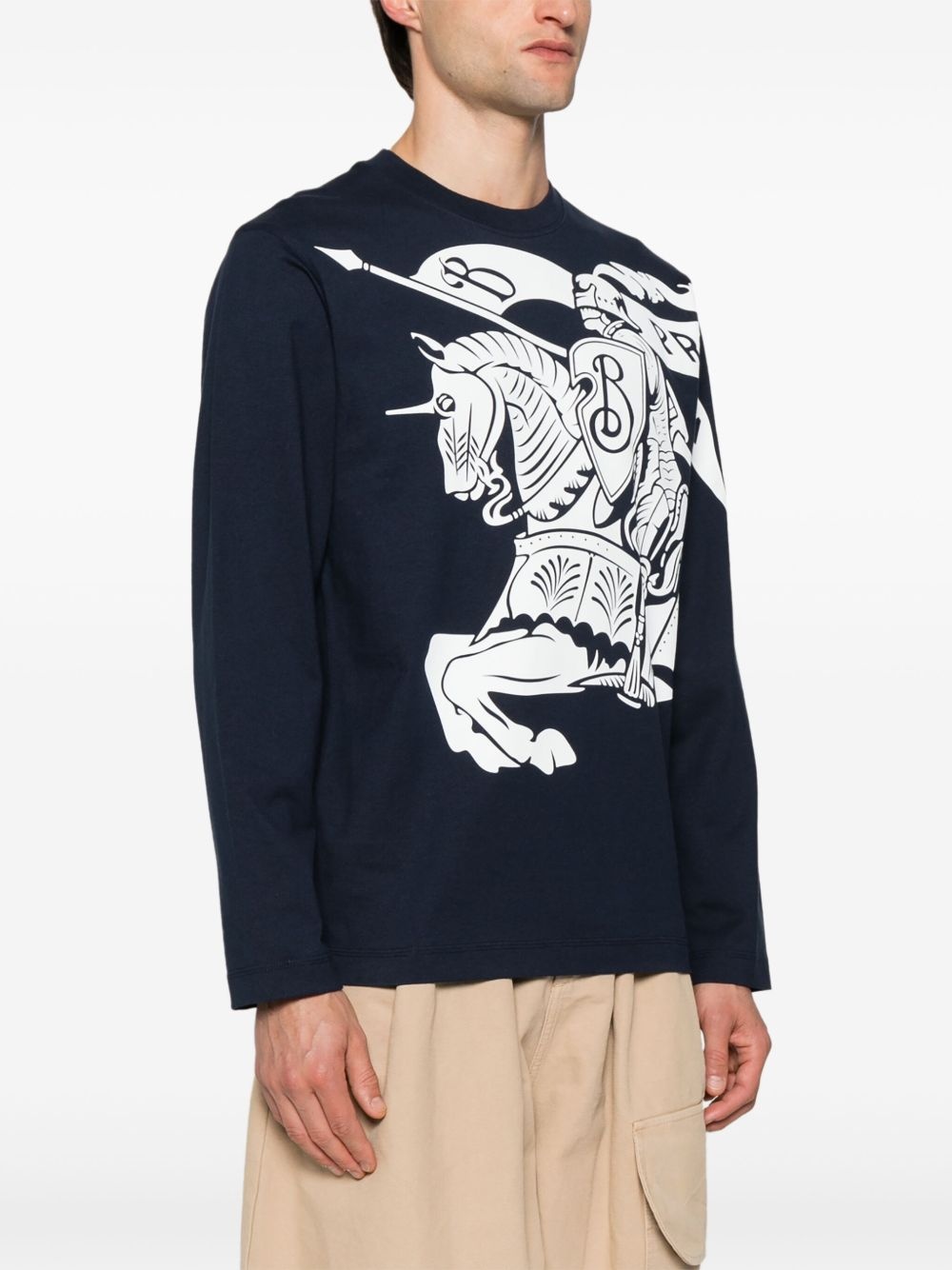 Equestrian Knight-print cotton T-shirt - 3