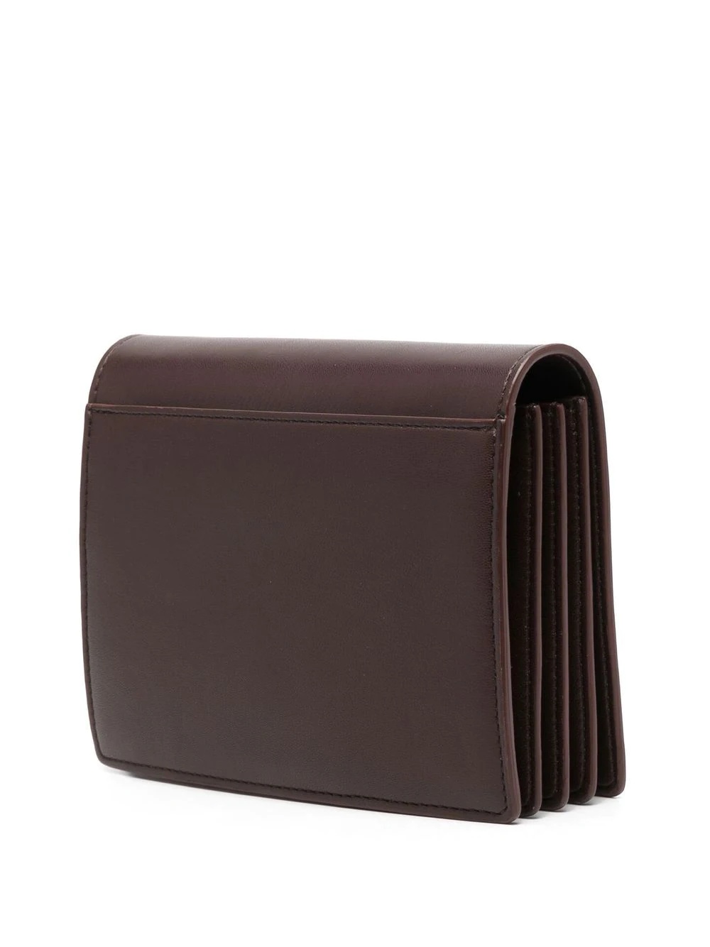 embossed-logo leather crossbody bag - 3