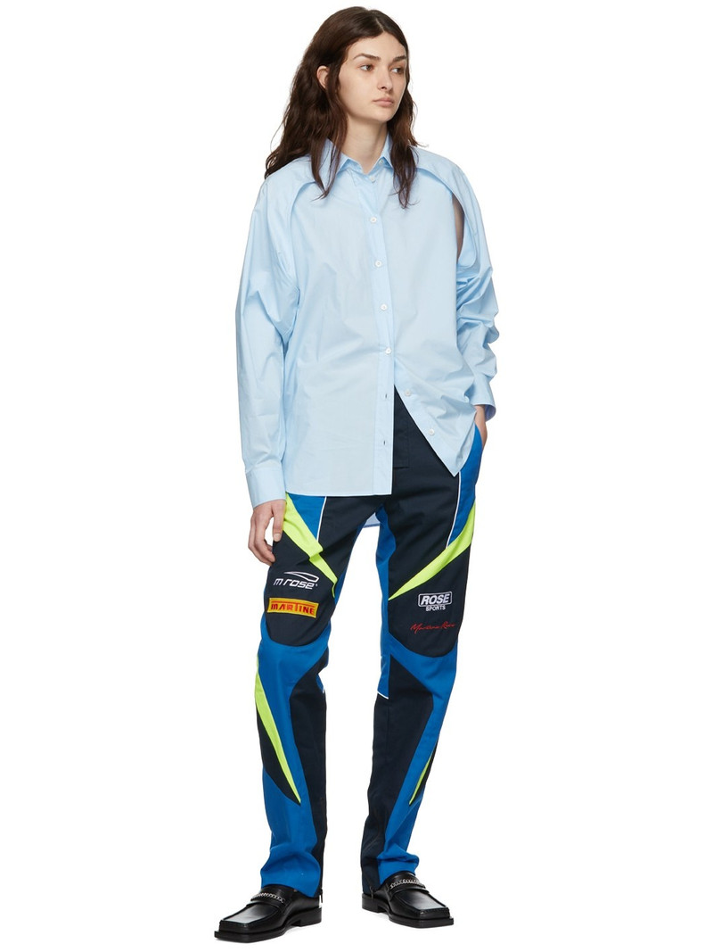 Martine Rose Black Square Toe Loafers outlook