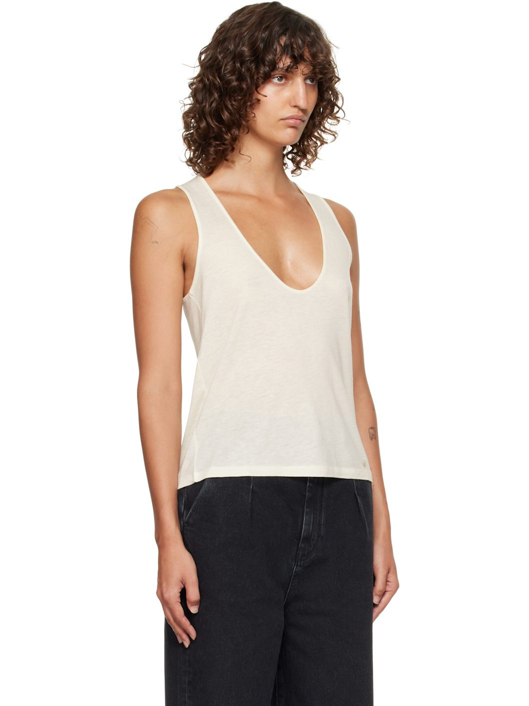 Off-White Albia LDS Jersey Tank Top - 2