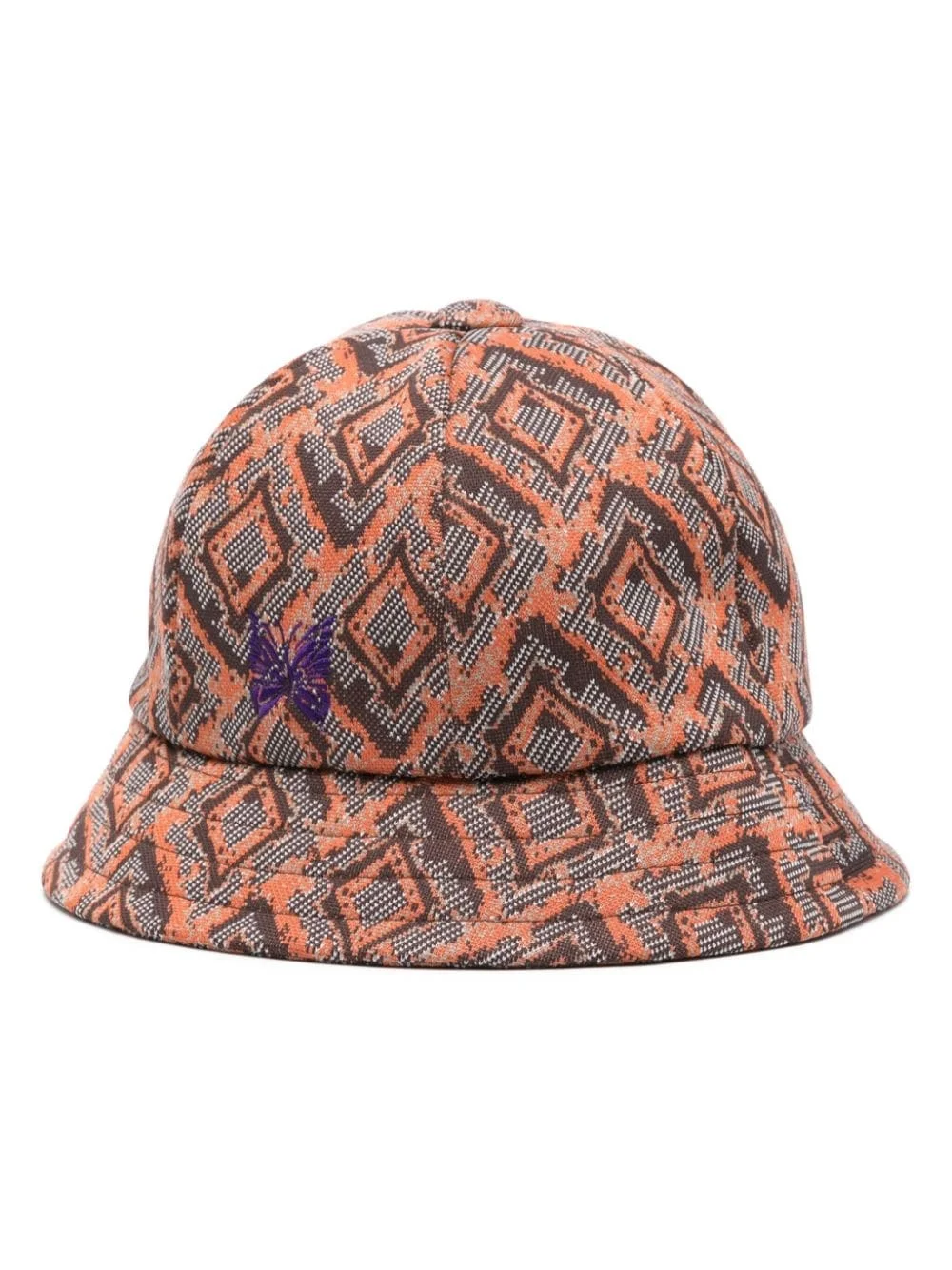 abstract-print bucket hat - 1