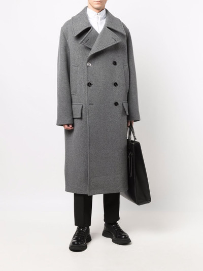 Jil Sander double-breasted tailored coat outlook