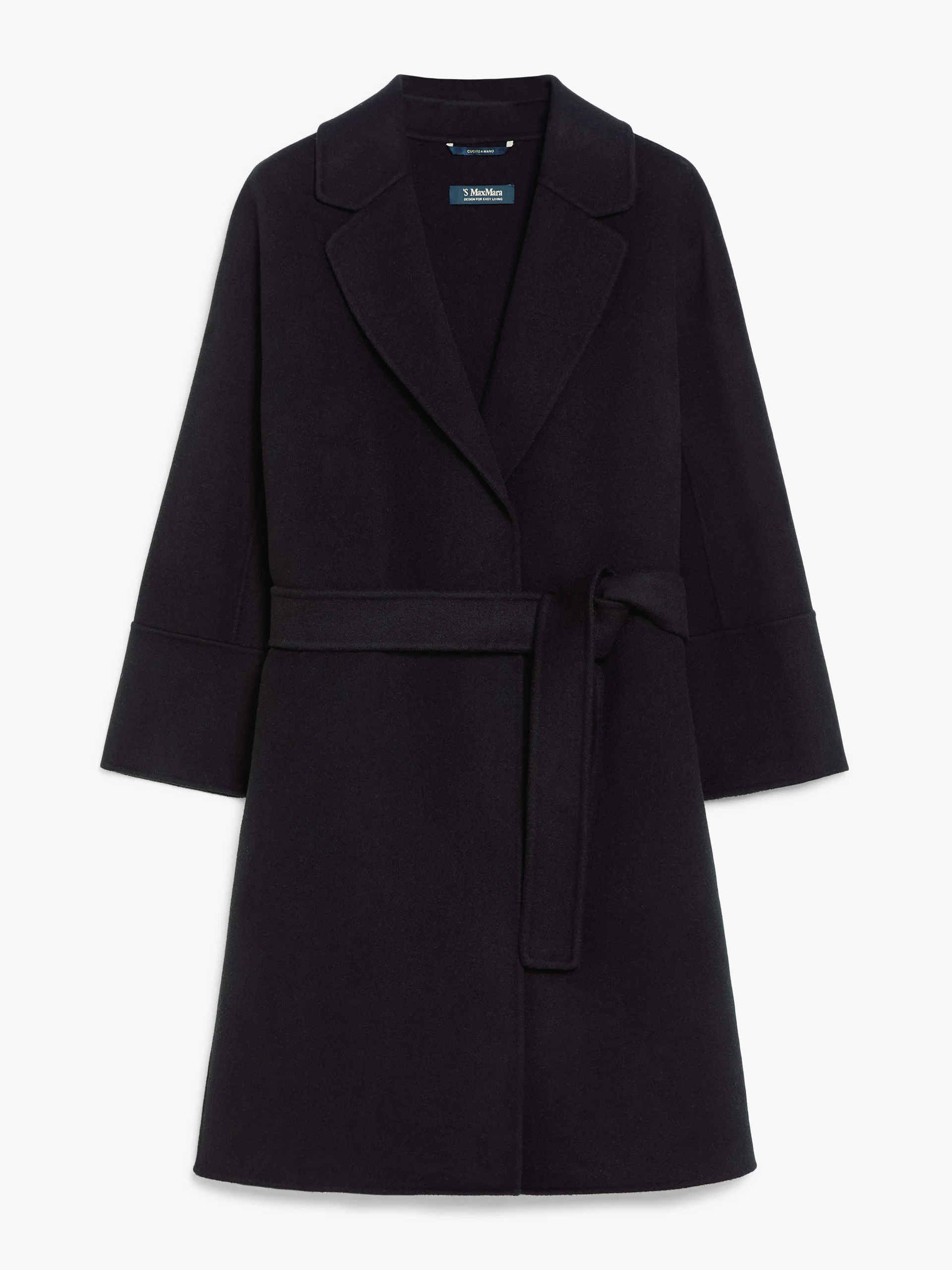 ARONA Short double-faced wool coat - 1