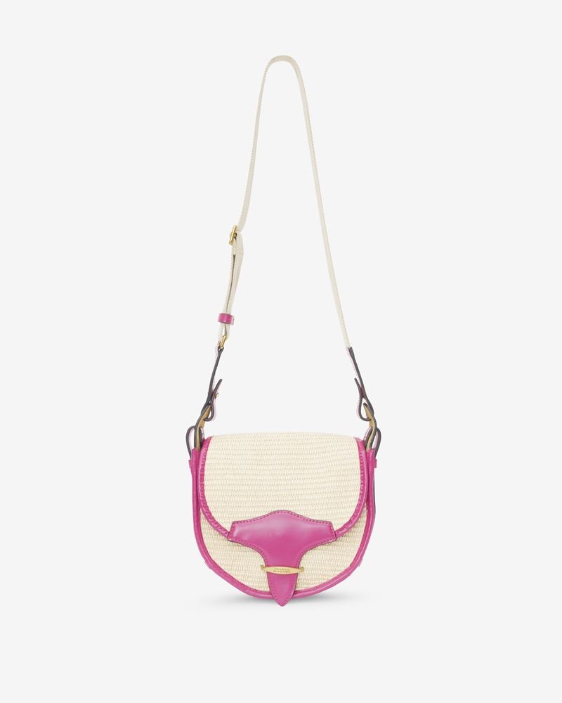 BOTSY SMALL SATCHEL RAFFIA BAG - 6