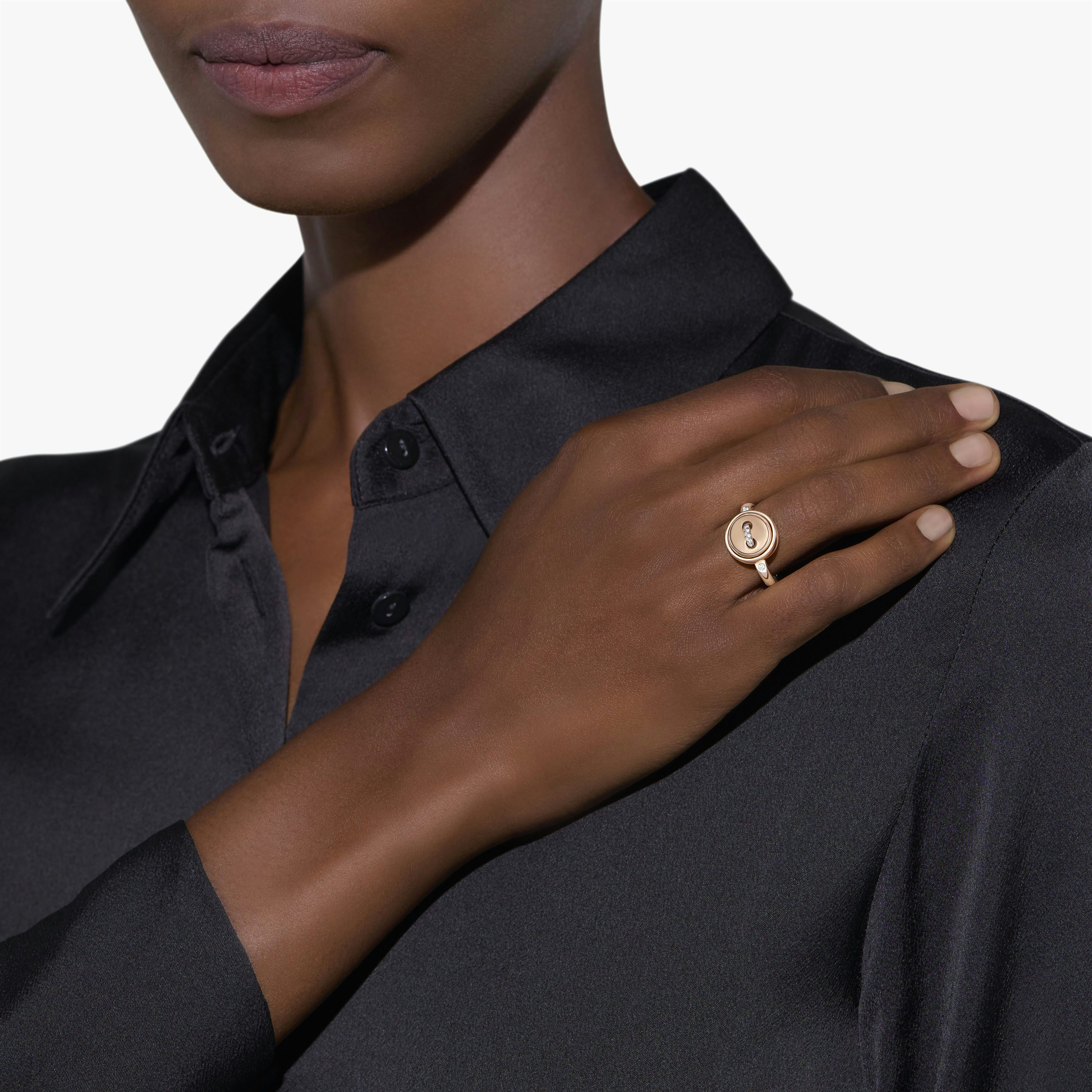 Pom Pom Dot Reversible Ring - 8