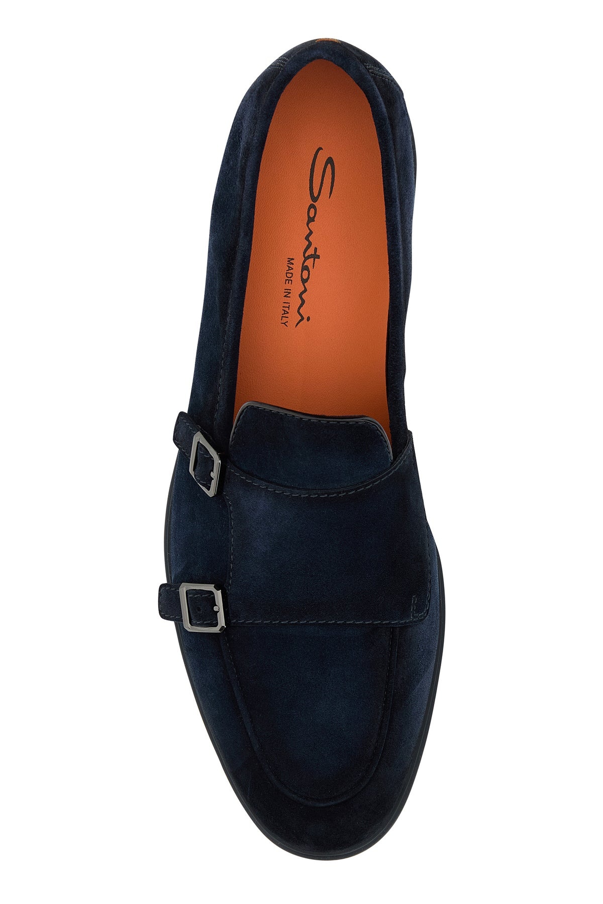 Midnight blue suede Pura loafers - 4
