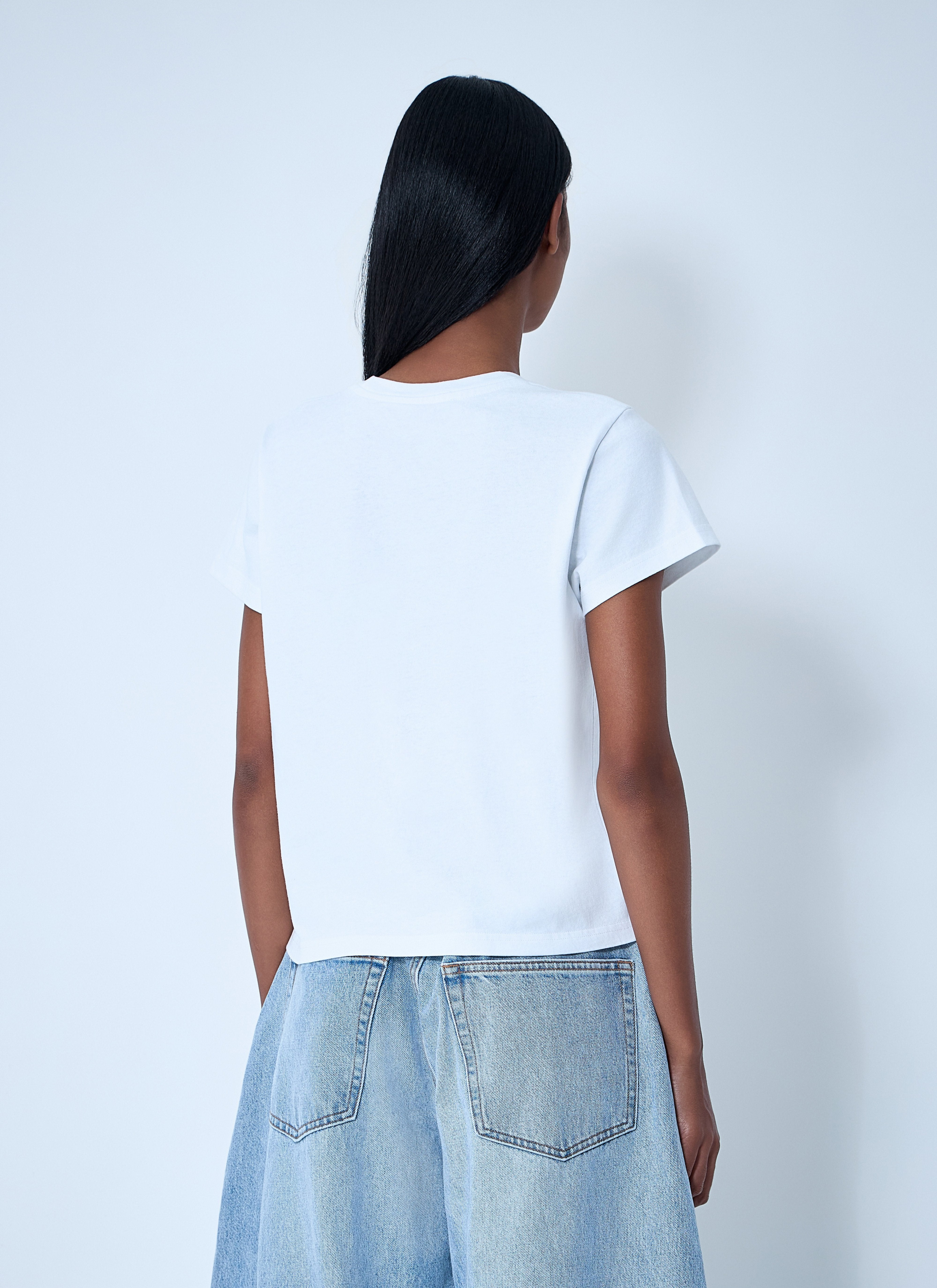 Alexander Wang Women Logo Motif T-Shirt - 4