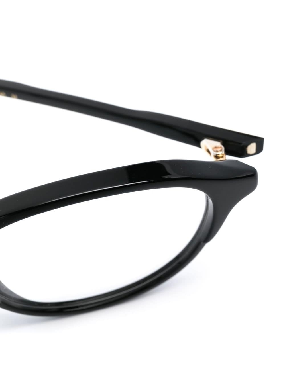logo-print round-frame glasses - 3