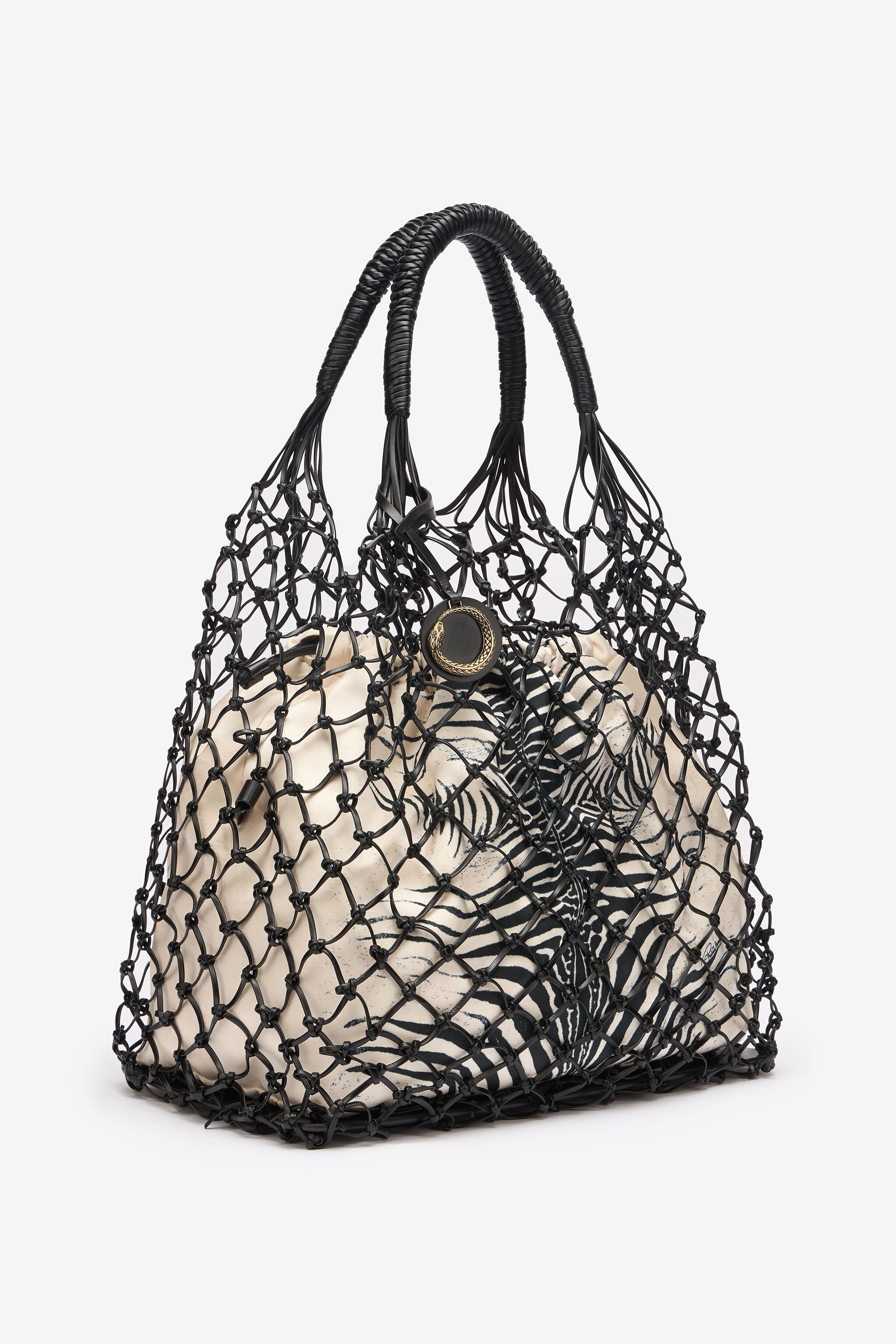 Bag With Mesh And Mini Zebra Print - 6