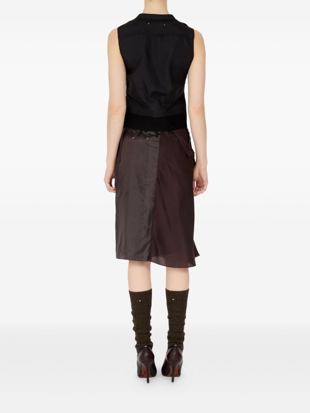 pleated vest - 2