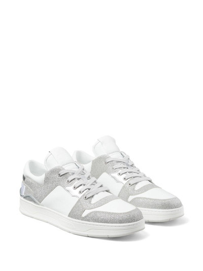 JIMMY CHOO Florent leather sneakers outlook