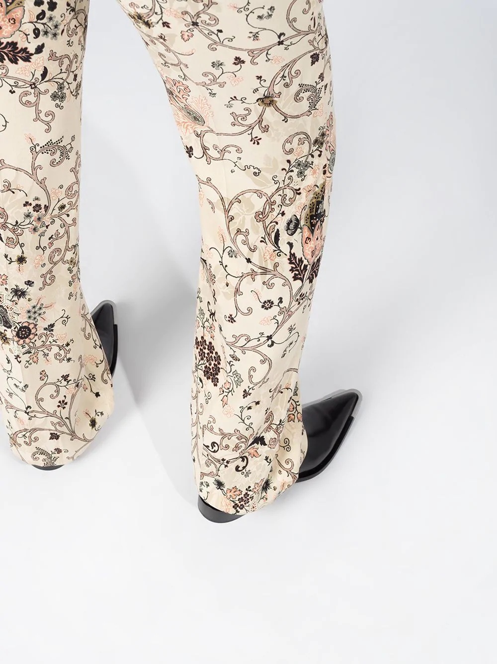 paisley-print flared trousers - 3