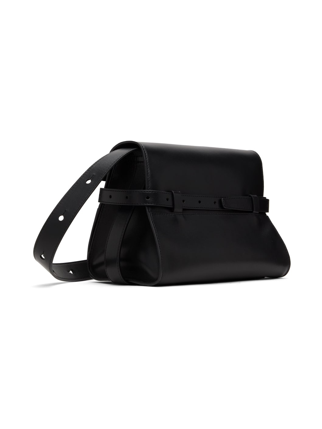 Black 'Moschino Tie Me' Medium Bag - 3