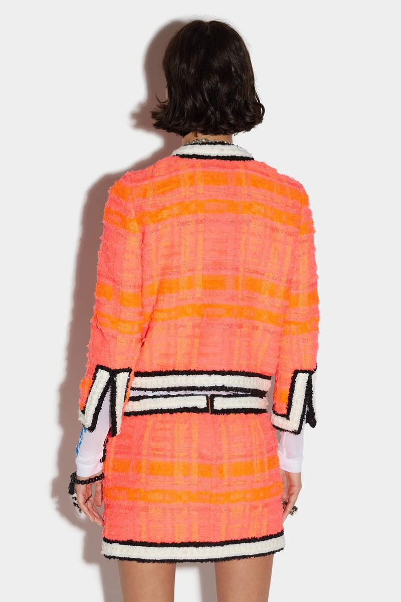 DSQUARED2 BOUCLE' BOXY JACKET outlook