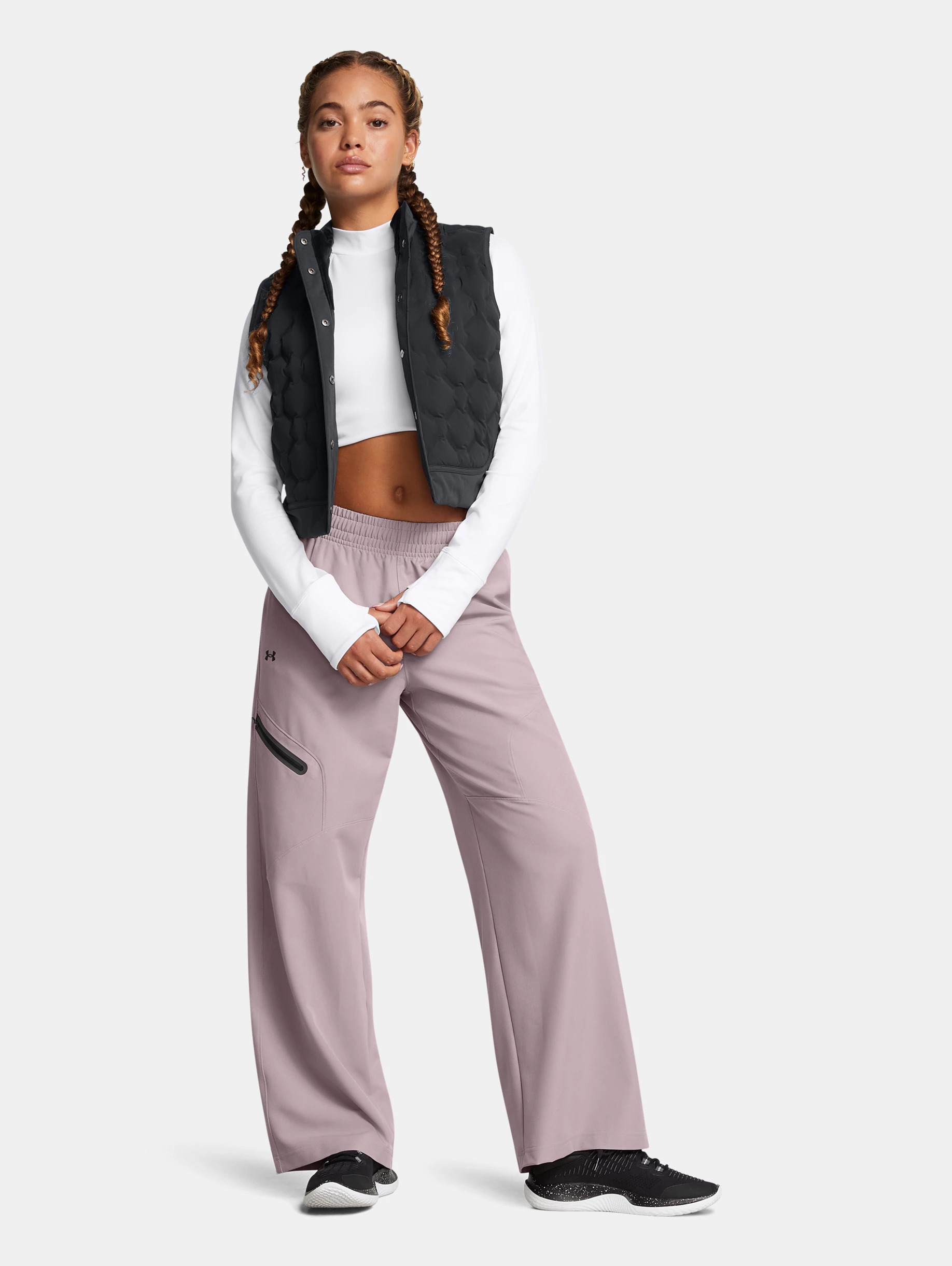 Women's UA Unstoppable Woven Wide Leg Pants - 5
