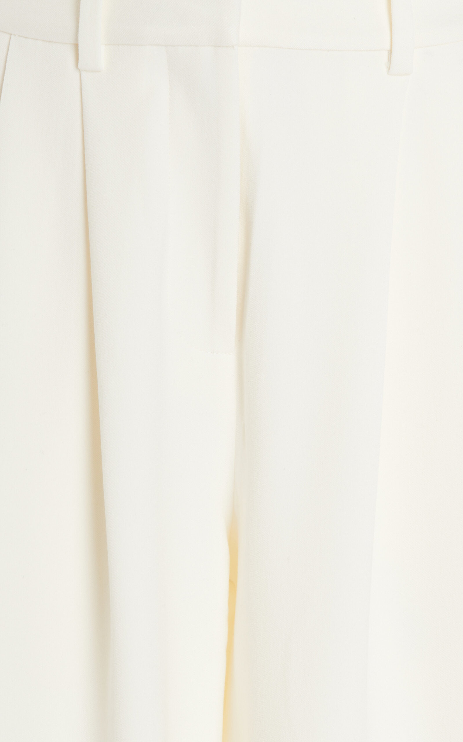 Eleanor Pleated Wide-Leg Pants ivory - 5