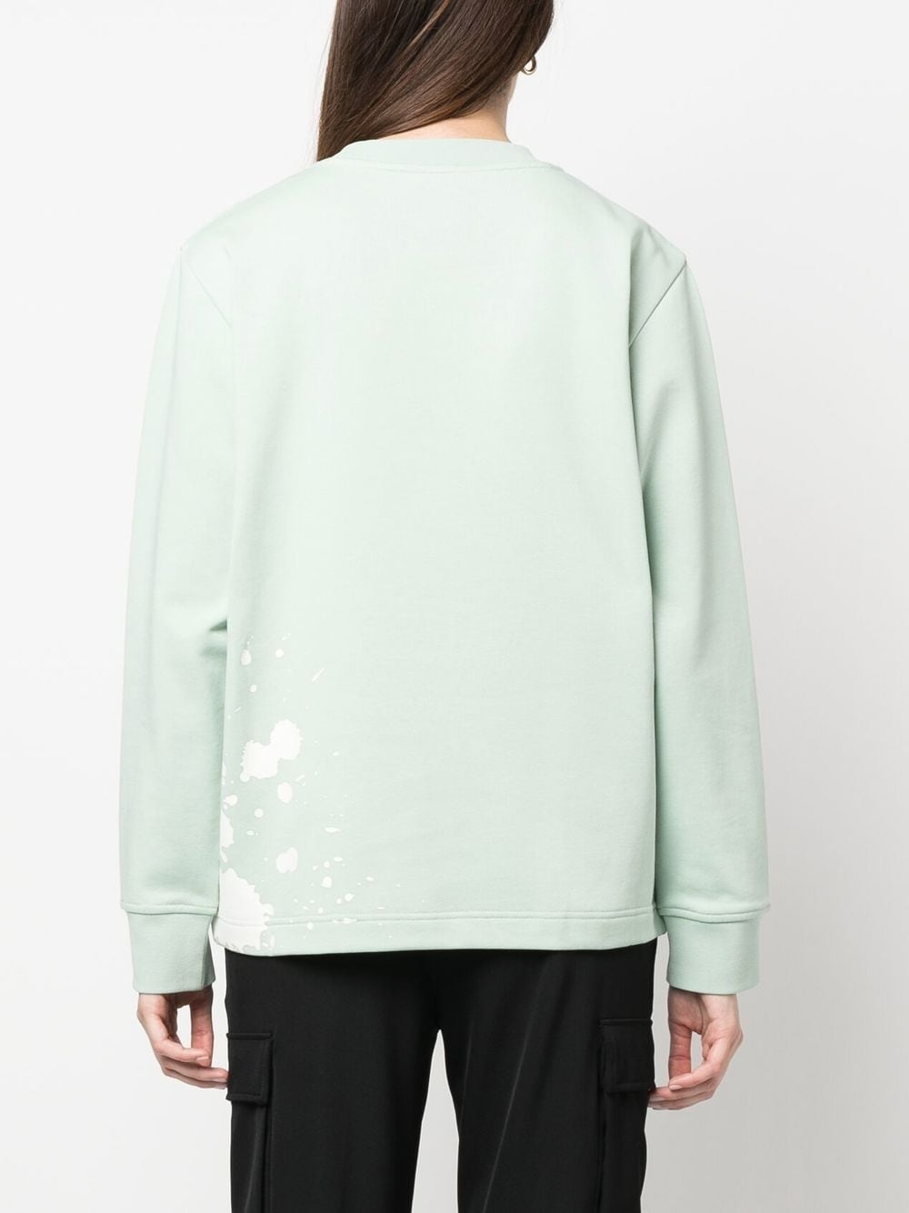 logo-print knitted sweatshirt - 4