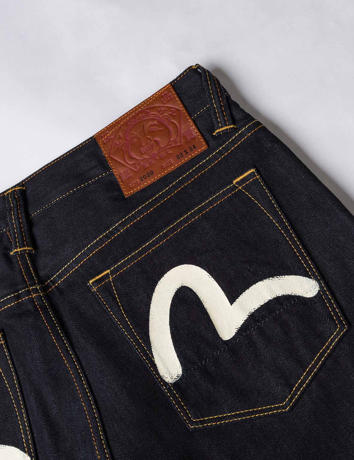 Seagull Print Pockets Regular Fit Jeans #2000 - 8