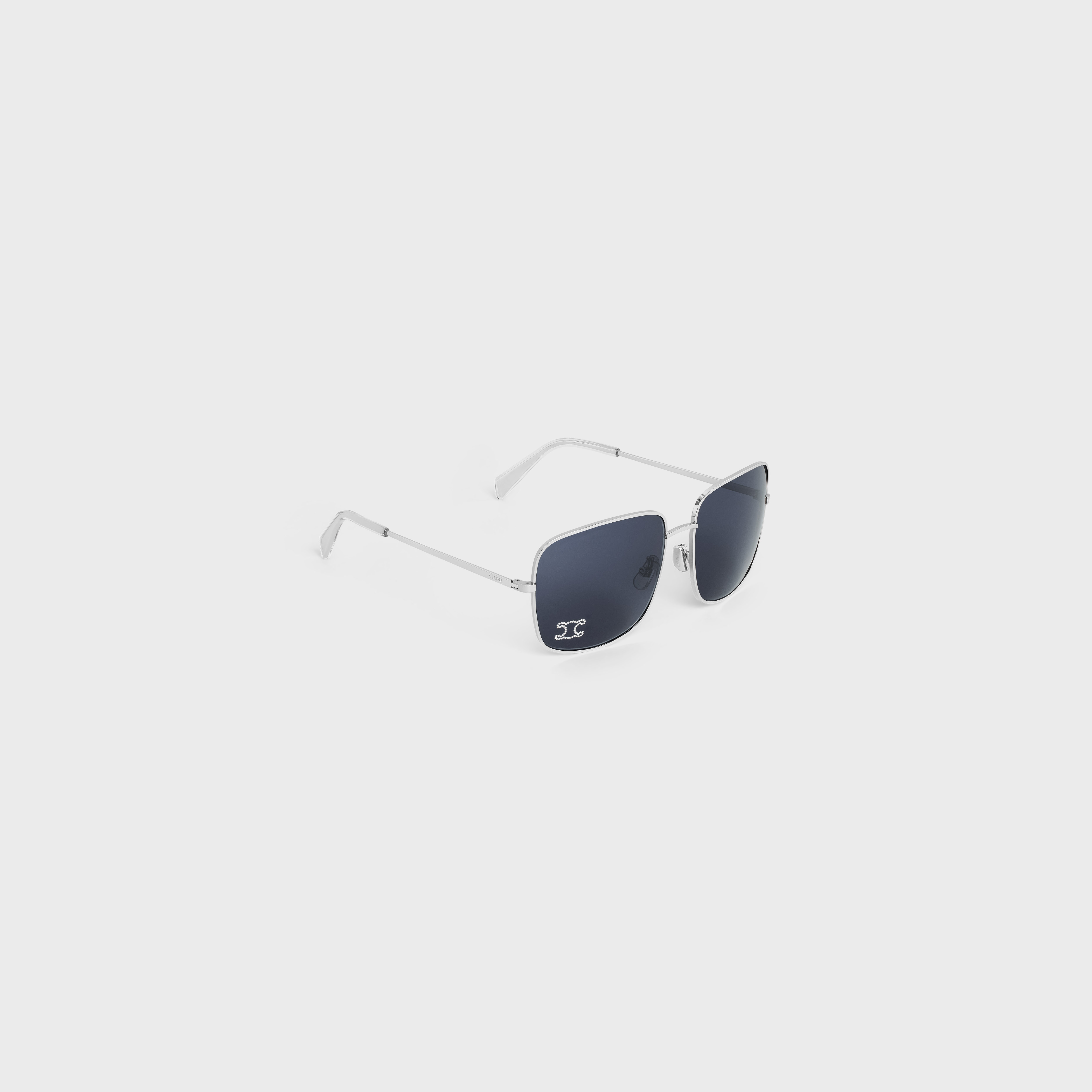 サングラス TRIOMPHE RHINESTONE 01 SUNGLASSES IN L WITH CRYSTALS Céline - Triomphe Rhinestone 01 Sunglasses in Metal with