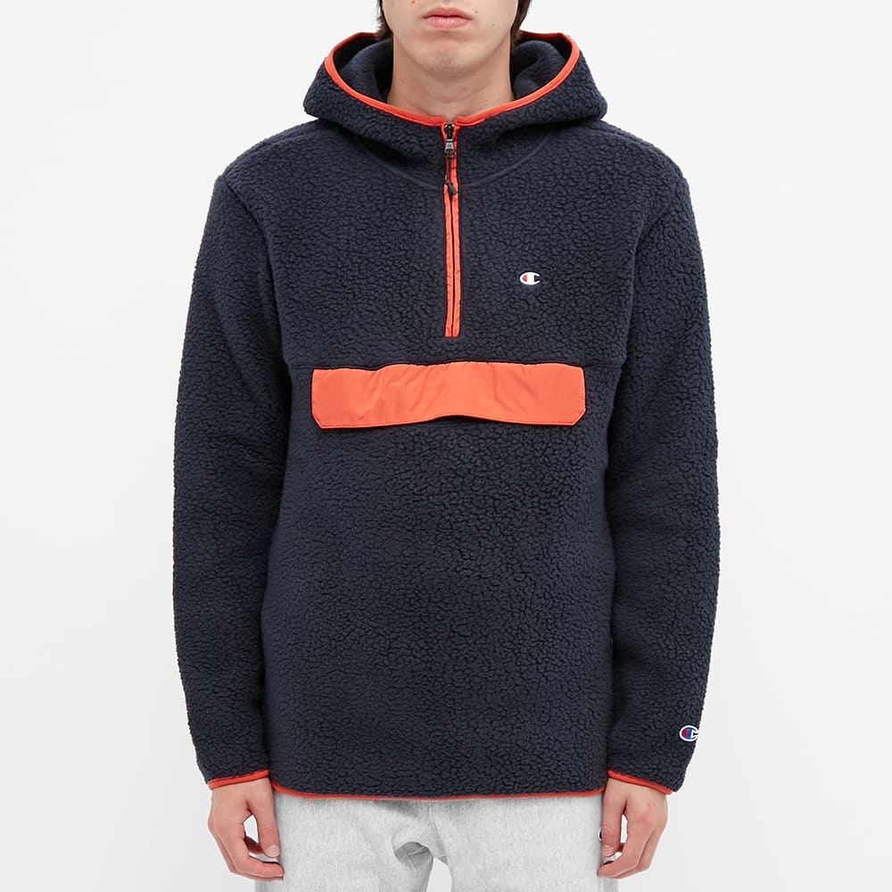 Champion Reverse Weave Polartec Half Zip Hoody - 4