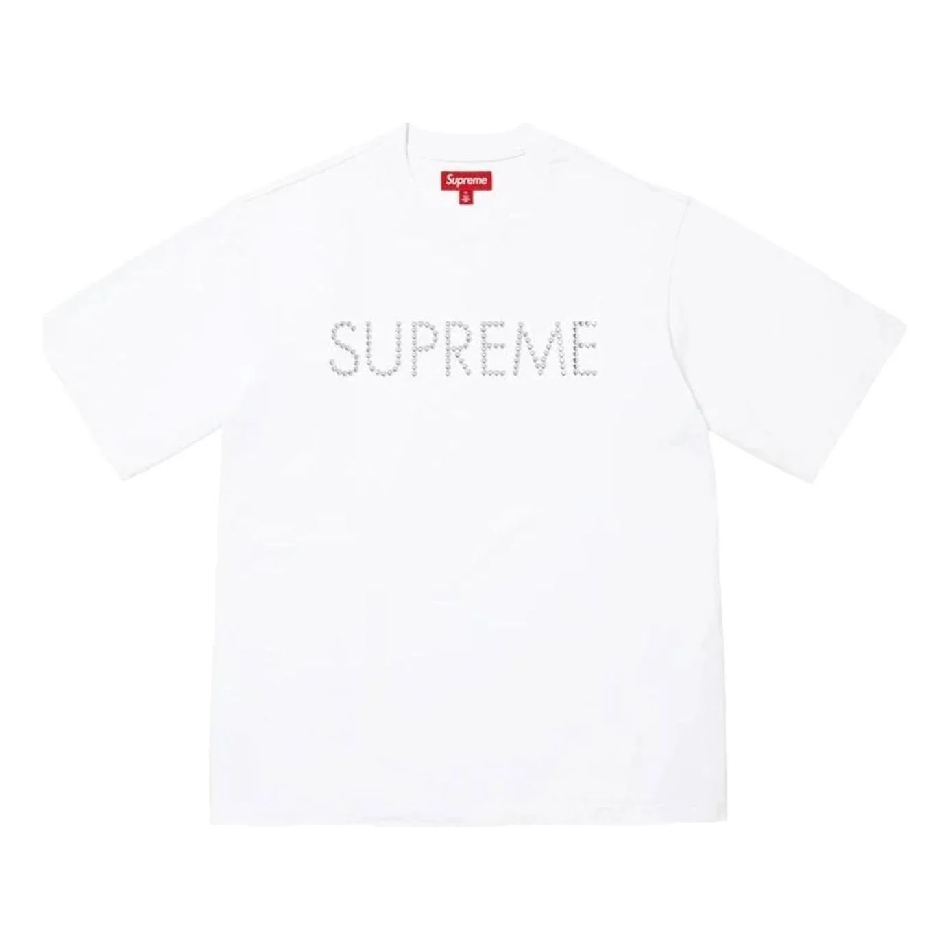 Supreme FW26 Hearts Studded S/S T-Shirt 'White' SUP-FW26-081-WHT - 1