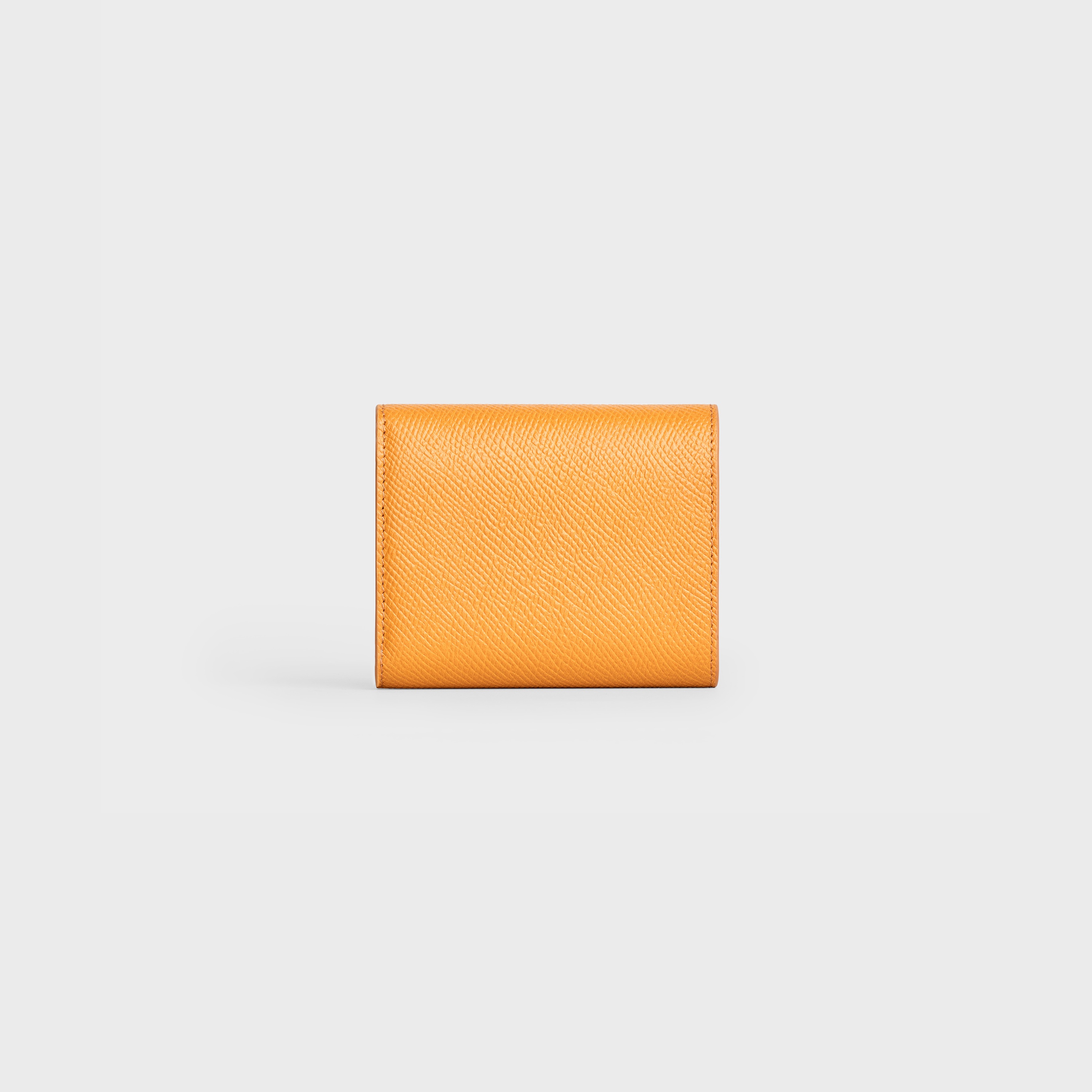 SMALL TRIFOLD WALLET IN GRAINED CALFSKIN - 3