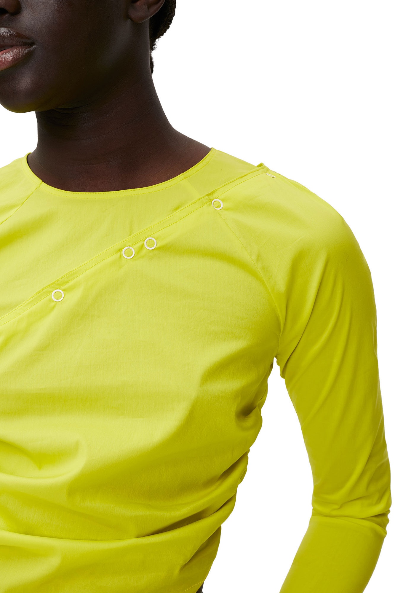 STRETCH COTTON BLOUSE - 5