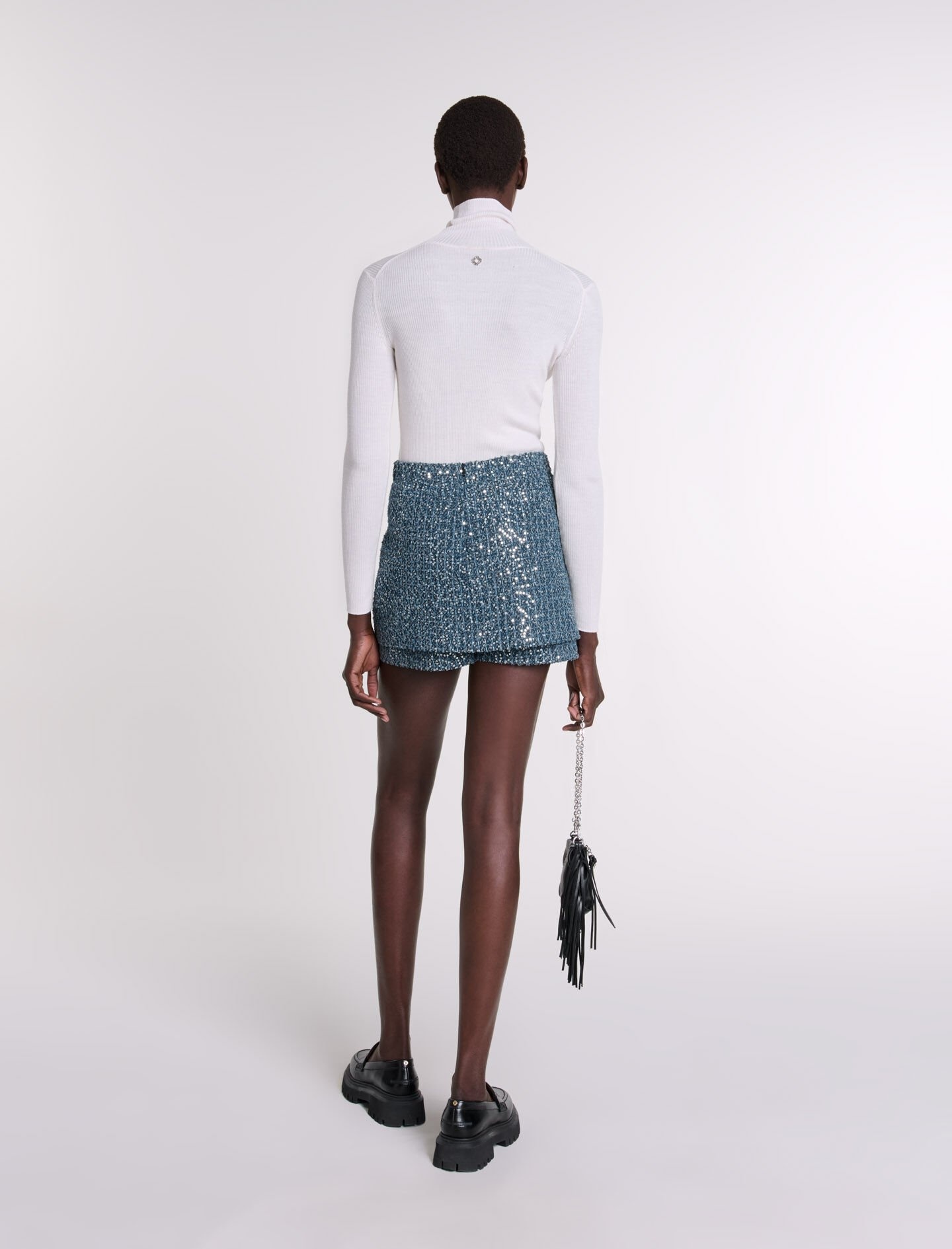 Tweed illusion shorts - 4