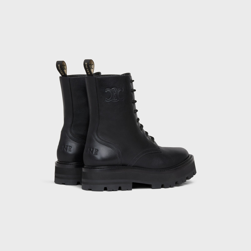 CELINE CELINE BULKY LACE-UP BOOT in SHINY BULLSKIN outlook