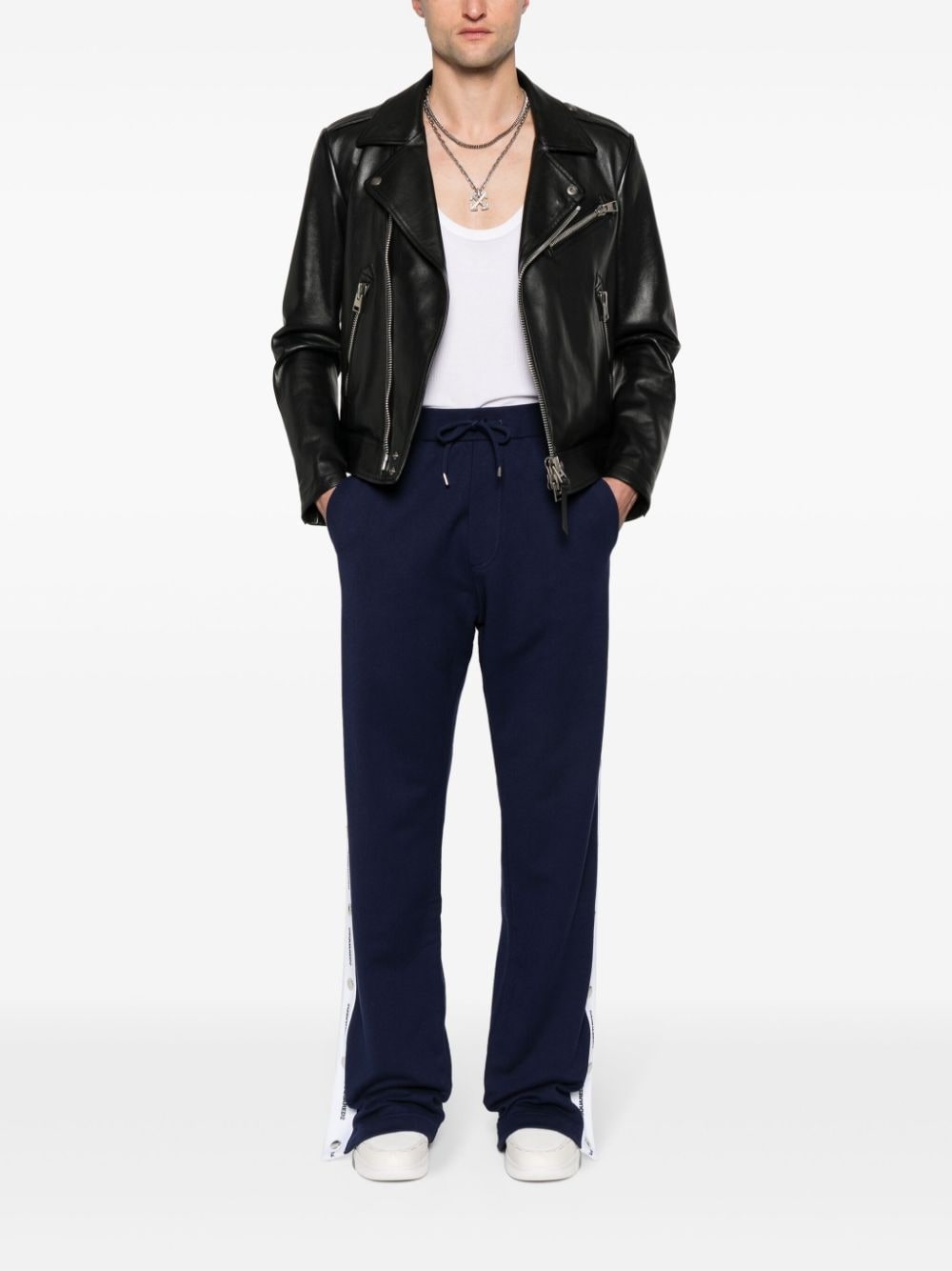 Burbs logo-tape track pants - 2