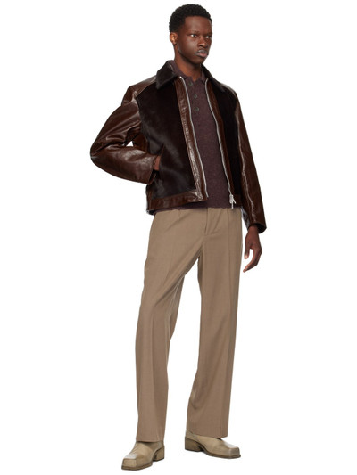 Our Legacy Brown Borrowed Trousers outlook